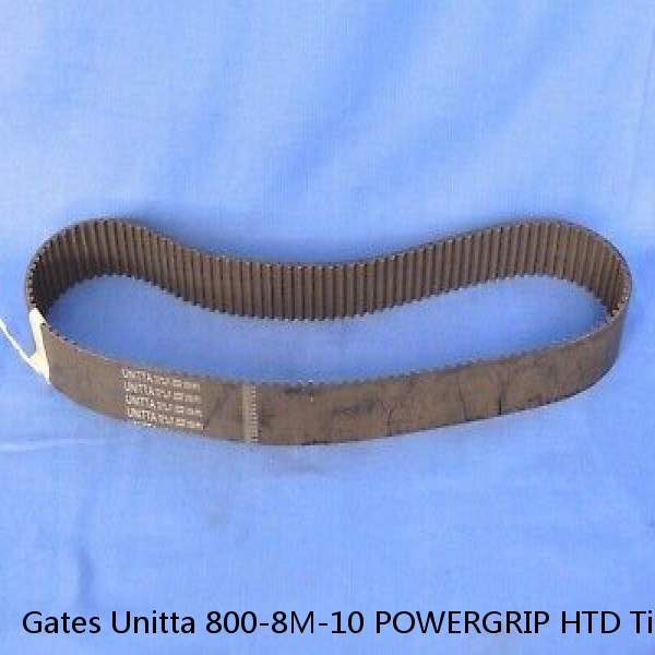Gates Unitta 800-8M-10 POWERGRIP HTD Timing Belt 800mm L* 10mm W #1 small image