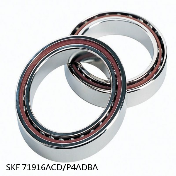 71916ACD/P4ADBA SKF Super Precision,Super Precision Bearings,Super Precision Angular Contact,71900 Series,25 Degree Contact Angle #1 image