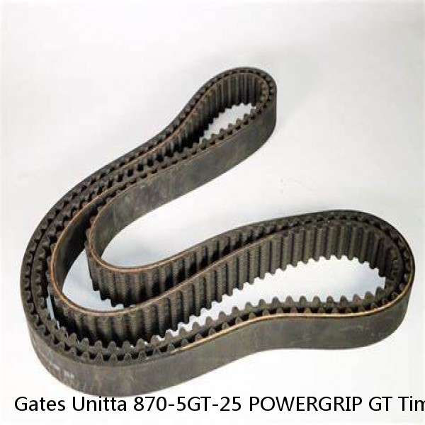 Gates Unitta 870-5GT-25 POWERGRIP GT Timing Belt 870mm L* 25mm W #1 image