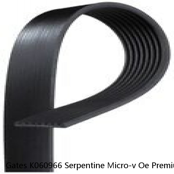 Gates K060966 Serpentine Micro-v Oe Premium 6-ribbed Automotive Drive Belt New #1 image