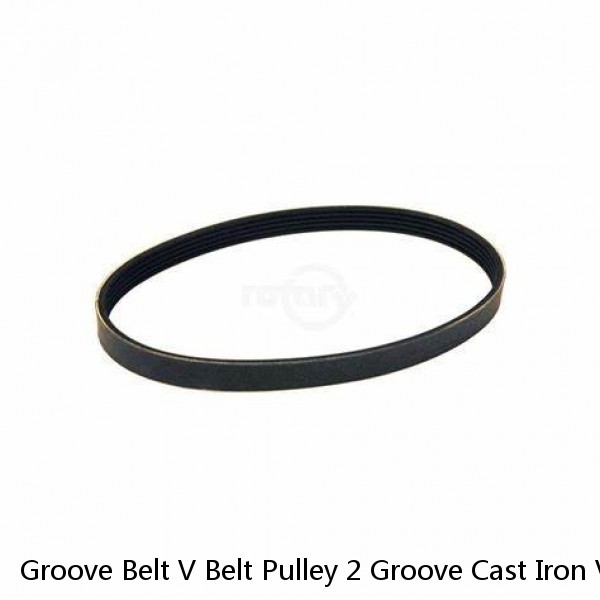 Groove Belt V Belt Pulley 2 Groove Cast Iron V Groove Belt Sheave Pulleys #1 image